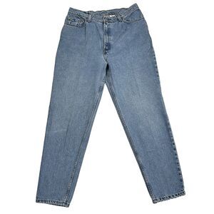 Vintage Levis 550 Women's 16 M Relaxed Fit Tapered Leg Blue Mom Jeans Cotton